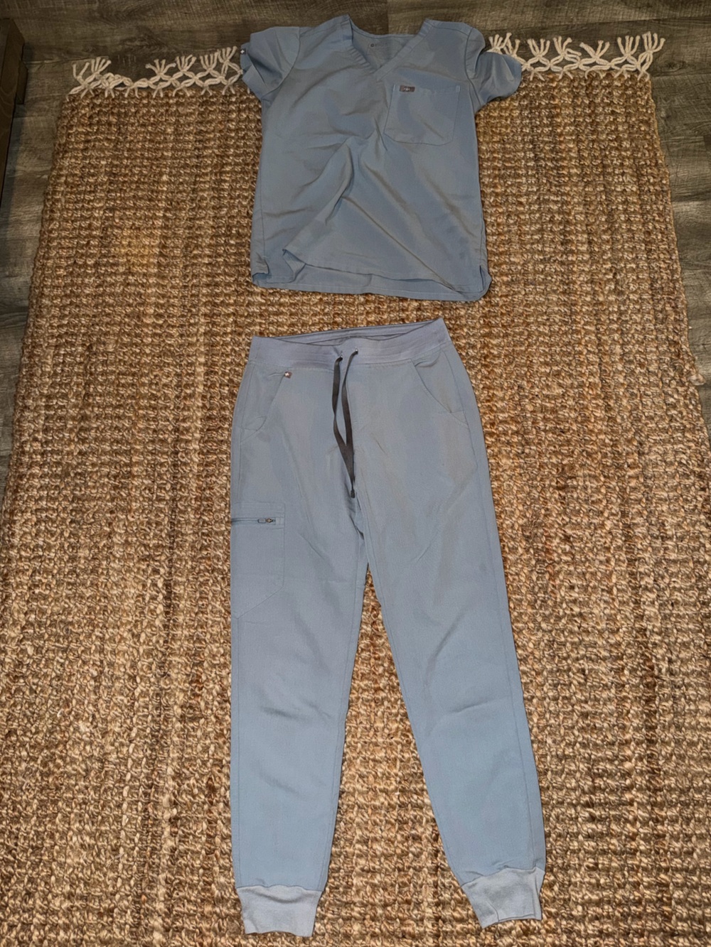 FIGS Light Blue Jogger Set